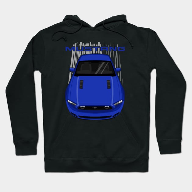 Mustang GT 2013 to 2014 - Blue Hoodie by V8social